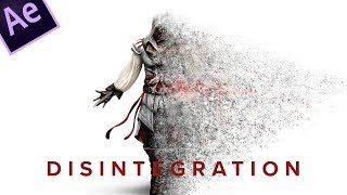 After Effects Tutorial Disintegration effect 2 minute Tut [upl. by Garett922]