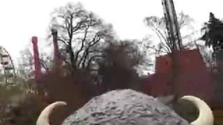 Buffalo Roller Coaster Drayton Manor Front Row Pov [upl. by Vivien]