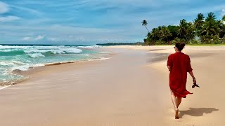 Koggala beach 🏝️ Sri Lanka 🇱🇰 [upl. by Ahseinaj210]