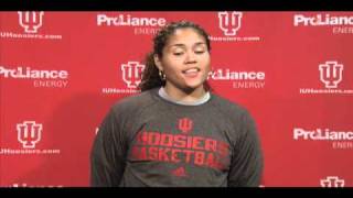 A Special Message from IU Womens Basketball Forward Danilsa Anduar [upl. by Minnnie]