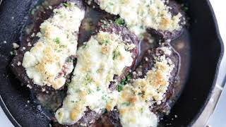 Gorgonzola Crusted Steak [upl. by Arik695]