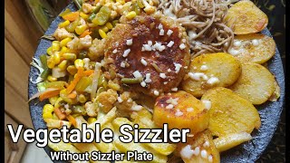 Sizzler  Vegetable Sizzler  Sizzler without sizzler plate  Homemade vegetable Sizzler [upl. by Mukund]