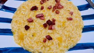 Risotto con zucca e speck cremosissimo [upl. by Capps]