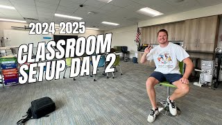 Classroom Setup Day 2  20242025 School Year [upl. by Ahsilak502]