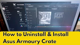 Asus Armoury Crate Installation Problem Solved  Armoury Crate Full Uninstall amp Installation [upl. by Ilenna]