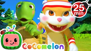 The Tortoise and the Hare RACE  🏁 25 MIN LOOP  Animal Songs For Kids [upl. by Reivaxe]