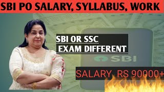 SBI PO SALARY EXAM PATTERN AND WORK PROFILE  sbi po salary kitni hoti hai [upl. by Victoria]