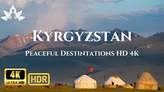 Kyrgyzstan Beautiful Scenic Landscapes With Relaxing Music Calming and Stress Free Views [upl. by Saucy]