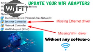 Automatically Update WiFi Driver Windows 10 In Laptop Simple and Quick Way [upl. by Ecnaret]