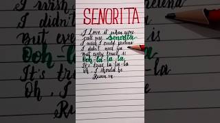 SENORITA ShawnMendesCamila🥀englishsongwithlyrics trendinglyrics  shortsfeed viralshorts [upl. by Kruger]