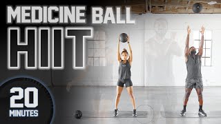 20 Minute FULL BODY Medicine Ball HIIT Workout [upl. by Azial728]