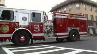 Nutley Saint Patricks Day Parade Emergency Vehicles And Pipe Bands 3213 [upl. by Bernadette553]