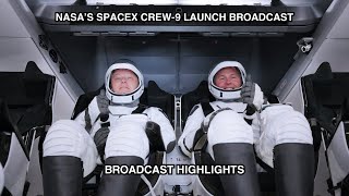 NASA’s SpaceX Crew9 Mission Broadcast Highlights [upl. by Enetsuj868]