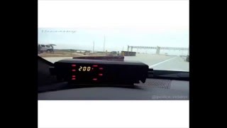 POLICE RADAR IN AMERICA 200 KM H 2016 HD [upl. by Phedra]