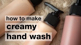 DIY Creamy Hand Wash  Perfect for winter 🕯 [upl. by Dunstan639]