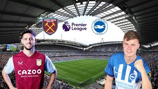 English League Results Many Opportunities West Ham vs Brighton Duel Ends in a Goalless Draw [upl. by Cyd]