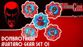 DonBrothers AVATARO GEAR SET 01 EmGos Super Sentai Reviews N Stuff [upl. by Eixel]