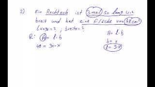 Gleichungen aus Textaufgaben aufstellen und lösen [upl. by Leckie]