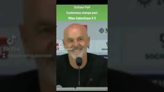 Stefano Pioli Conferenza stampa di addio MilanSalernitana 33 [upl. by Song]