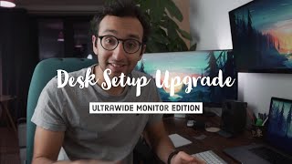 Desk Setup Upgrade  35quot UltraWide Monitor  Life as a Junior Doctor [upl. by Ylurt210]