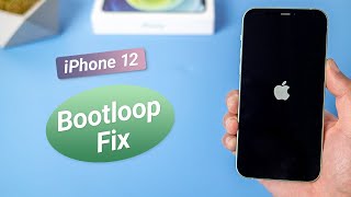 How to Fix iPhone 1212 Pro12 Mini Stuck on Apple LogoBoot Loop No Data Loss [upl. by Aitenev]