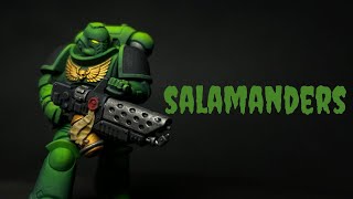 Painting The 18th legion The Salamanders [upl. by Geminius571]