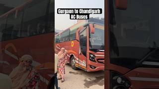 Gurgaon to Chandigarh AC Bus [upl. by Col]