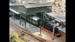 Faller Messeanlage 1986 von Bernhard Stein  Märklin H0 Testbetrieb nach Restaurierung [upl. by Alah]