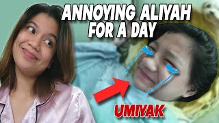 ANNOYING MY SISTER FOR 24 HOURS  UMIYAK SI ALIYAH  Ladysue Vlogs [upl. by Sender]