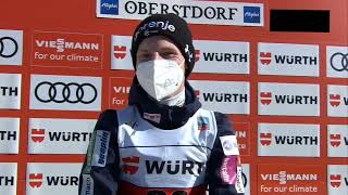 Domen Prevc  2425 m  Oberstdorf 2022 NEW HILL RECORD [upl. by Ernestine452]