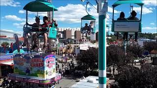 The Fun in Calgary Stampede from the Ground to the WestJet SkyRide  2018 [upl. by Eilyw]