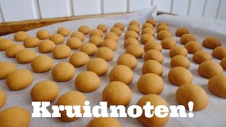 Recept voor Pepernoten eigenlijk Kruidnoten Sinterklaas recept  Bakken met Bastaart [upl. by Rehpotsirh879]