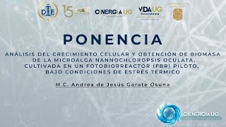 Análisis del crecimiento celular y obtención de biomasa de la microalga Nannochloropsis oculata [upl. by Ahsaek864]