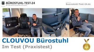 CLOUVOU Bürostuhl im Test 🥇 Praxistest amp Testergebnis  Ergonomischer Schreibtischstuhl [upl. by Ahsaele]