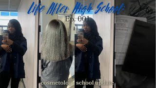 Life After High SchoolEp001  cosmetology school update spend the week with me Raw amp Uncut [upl. by Ainoda]