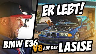 JP Performance  Er lebt  BMW E36 V8 auf der LASISE [upl. by Furiya]