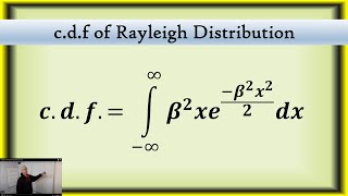 Cumulative Distribution of the Rayleigh Distribution [upl. by Eerdna]