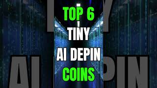 Top 6 Tiny AI amp DePin Crypto Altcoins To EXPLODE after Binance TAO listing crypto altcoins ai [upl. by Repinuj]