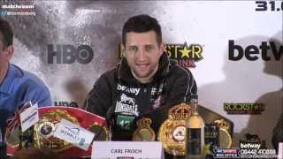 Froch v Groves 2 The Final Press Conference from Wembley [upl. by Gebhardt]