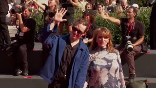 Caleb Landry Jones dances up the Harvest red carpet in Venice [upl. by Gertie]