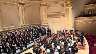 Tomball Memorial High School Choir amp Orchestra at Carnegie Hall Part 1 [upl. by Eyr]