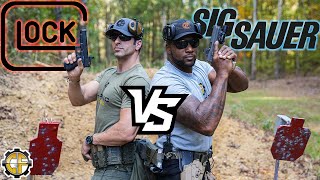 Glock vs Sig Sauer Pistols [upl. by Aramoj]