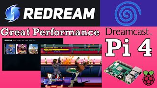 REDREAM Great SEGA Dreamcast emulator Raspberry Pi 4 [upl. by Leunam]