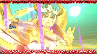 Saint Seiya Awakening KOTZ  DC Shura The Most Broken Damager in Current PvP Meta [upl. by Ojillib]