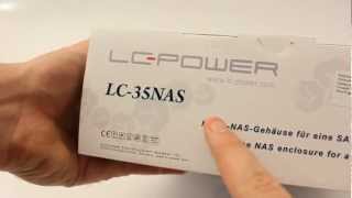 LCPower LC35NAS NAS review PCAXECOM [upl. by Frasch480]