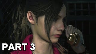 RESIDENT EVIL 2 REMAKE Claire A Part 3  تختيم سينمائي [upl. by Natsreik]