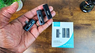 Movo Wireless MiniUC Duo for iPhone amp Android  Unboxing amp Sound Test [upl. by Arerrac209]