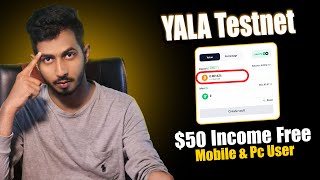 Yala Testnet Airdrop  YALA Airdrop  50 Free Earning chance [upl. by Irrek905]