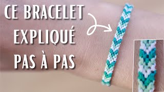 Tuto débutante  bracelet brésilien 3 couleurs ✨ Marion Blush [upl. by Gerlac]