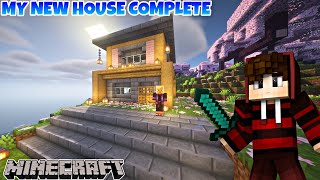 Finally New ghar Bane gya 😱minecraft [upl. by Imailiv]